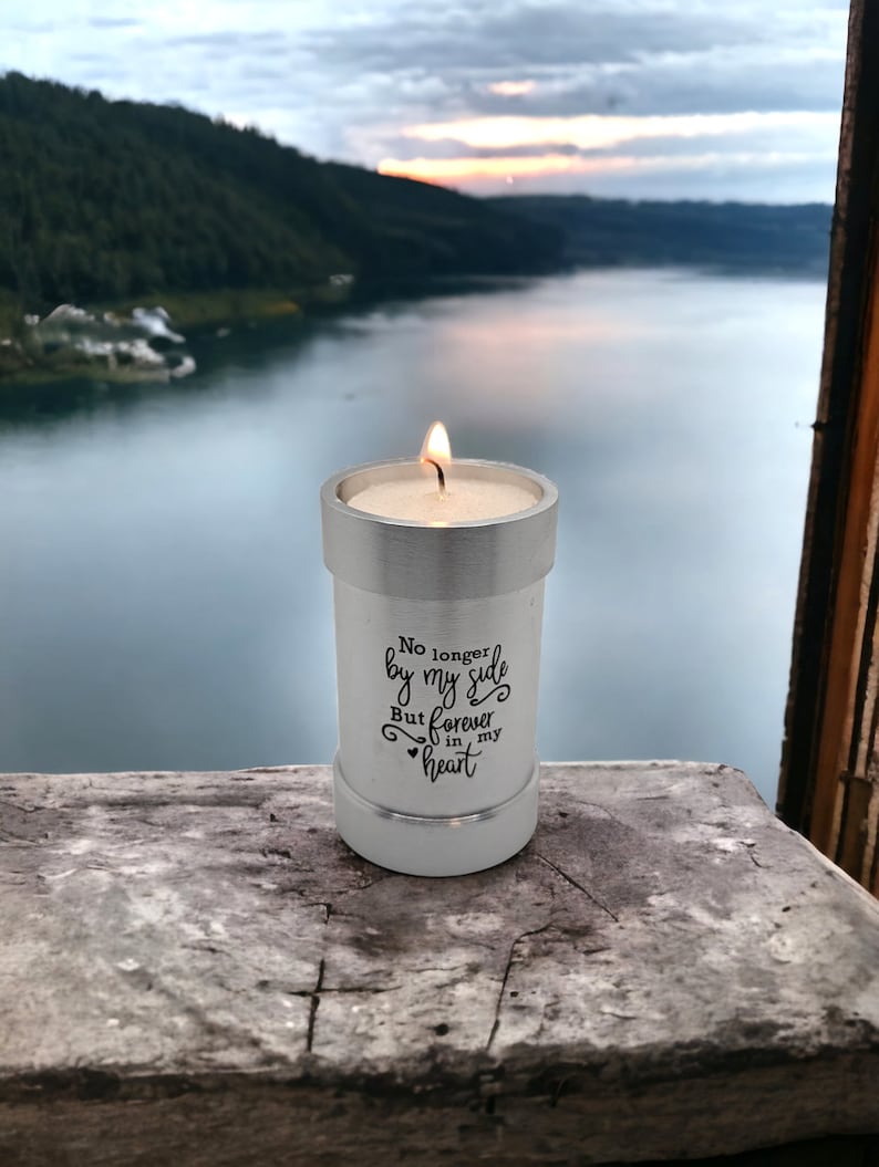 Silver Mini Urn Tea Light Holder