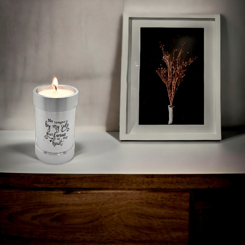 Silver Mini Urn Tea Light Holder