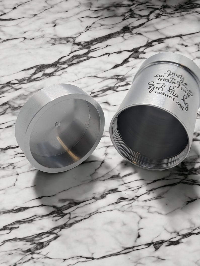 Silver Mini Urn Tea Light Holder