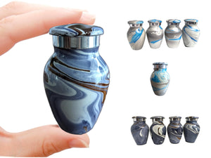 Ocean Waves Keepsake - High Gloss Mini Cremation Urn