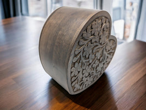 Mango Wood Engraved Cremation Urn & Keepsakes for Human Ashes, Female, Male, Funeral, Pets