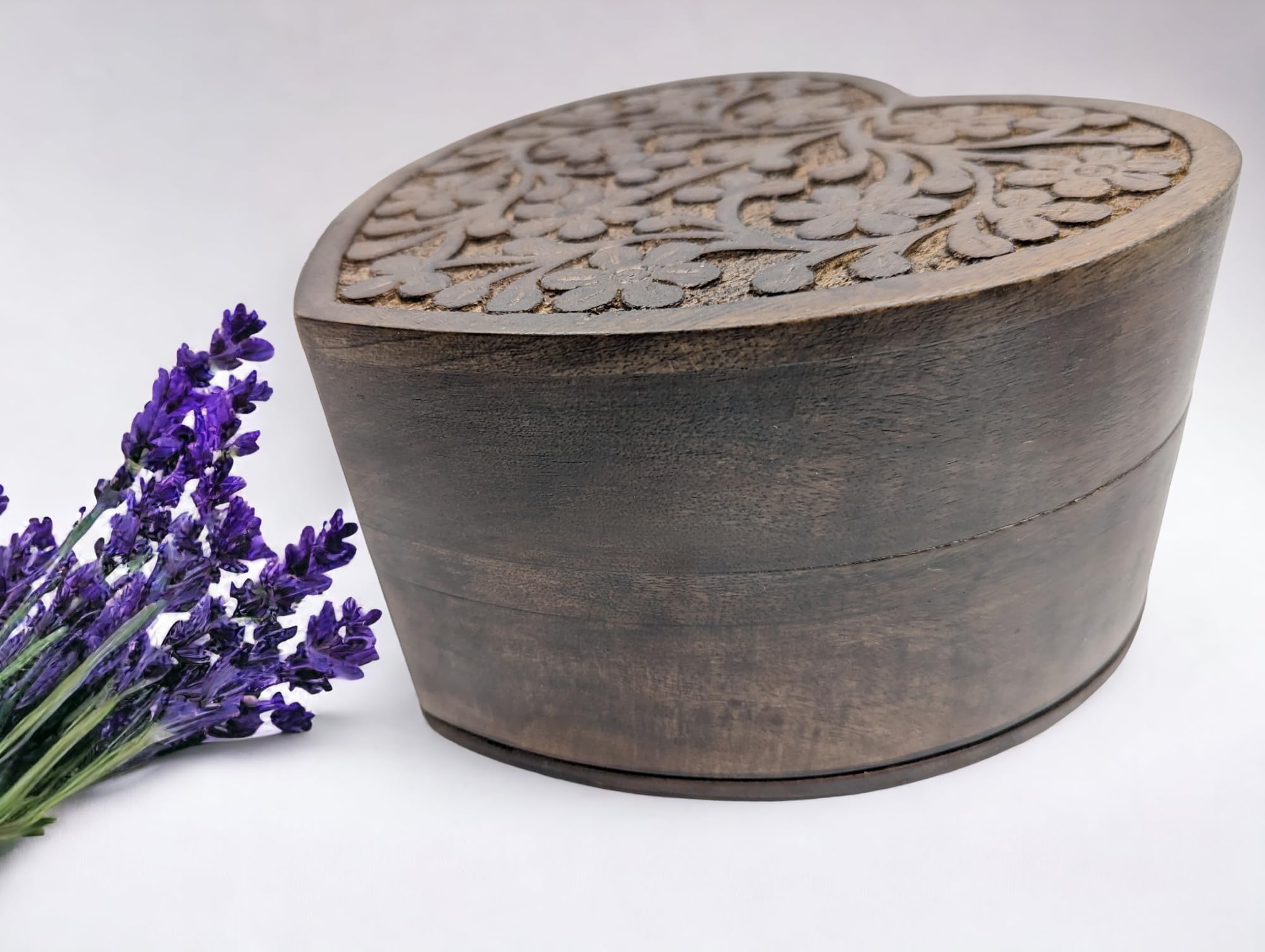 Mango Wood Engraved Cremation Urn & Keepsakes for Human Ashes, Female, Male, Funeral, Pets
