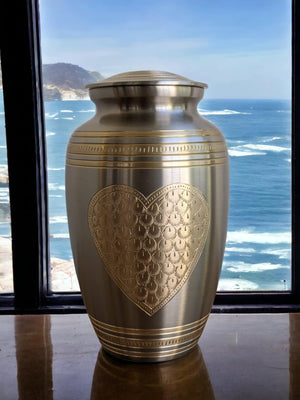 Beautifully Engraved Cremation Urn (Large)