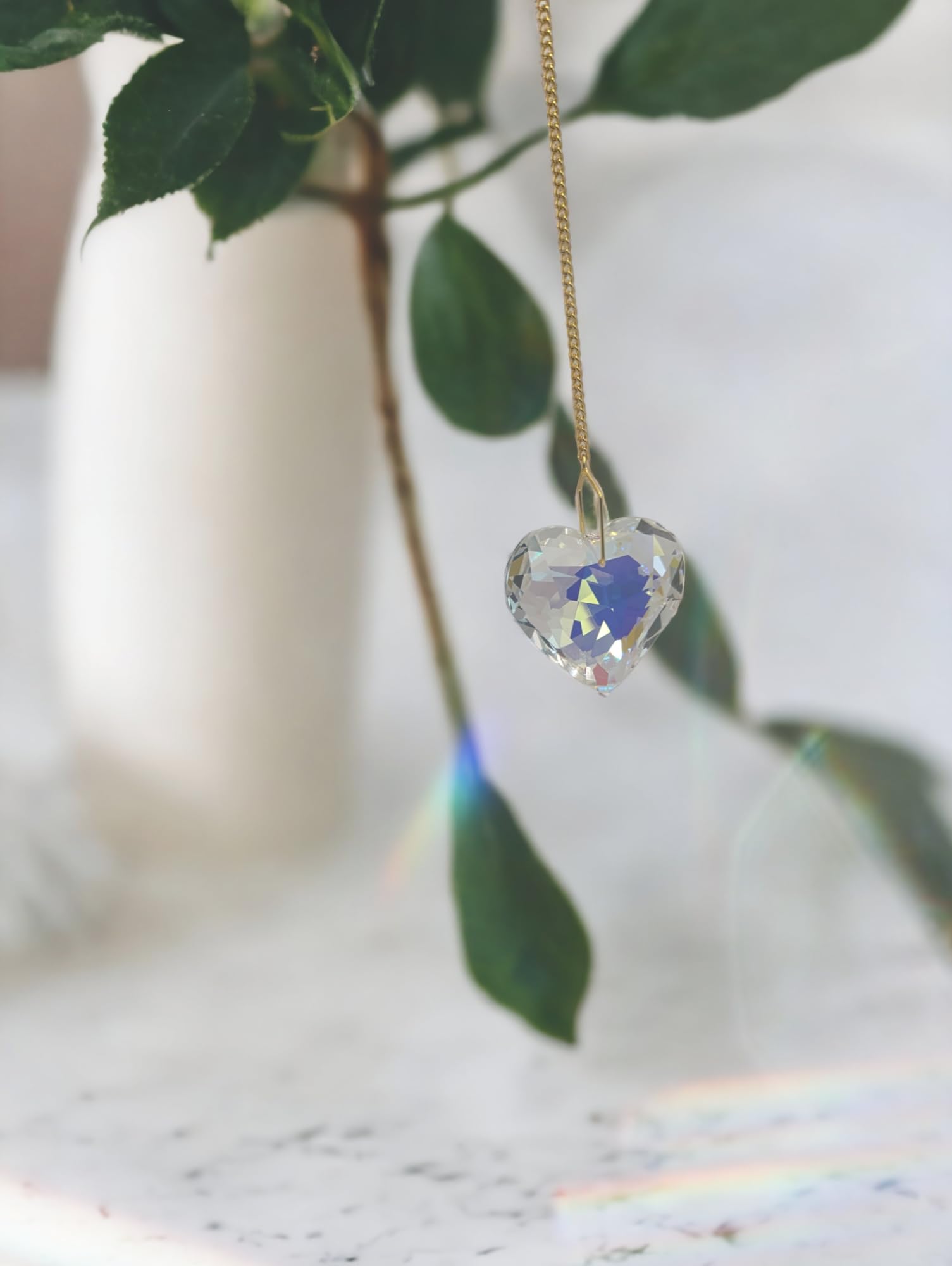 Rakkle Made with Love Condolence Gift Box - Sympathy Gift Card, Bereavement Gift, Memorial Gift - Sorry for Your Loss Gift - Crystal Rainbow Maker