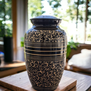 Beautifully Engraved Cremation Urn (Large)