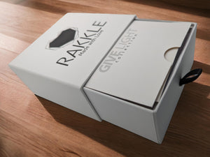 Rakkle Made with Love Condolence Gift Box - Sympathy Gift Card, Bereavement Gift, Memorial Gift - Sorry for Your Loss Gift - Crystal Rainbow Maker
