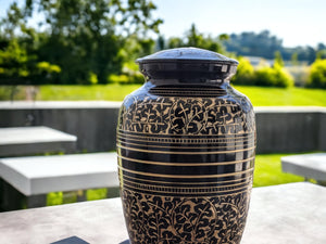 Beautifully Engraved Cremation Urn (Large)