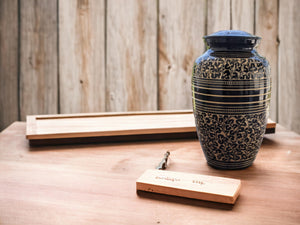 Beautifully Engraved Cremation Urn (Large)