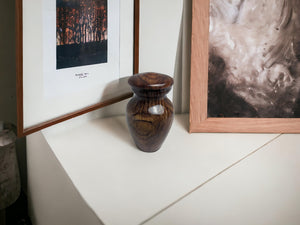 Wood Keepsake Urn - High Gloss Mini Cremation Urn