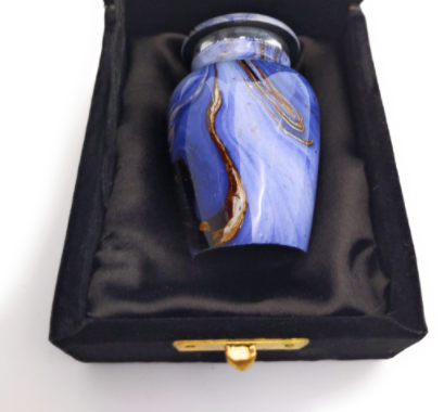 Ocean Swirl Keepsake Urns for Human Ashes
