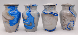 Ocean Blue Swirl Keepsakes (4 Sets)