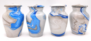 Ocean Blue Swirl Keepsakes (4 Sets)