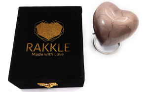 Elegant Heart Keepsake Urn (Bronze)